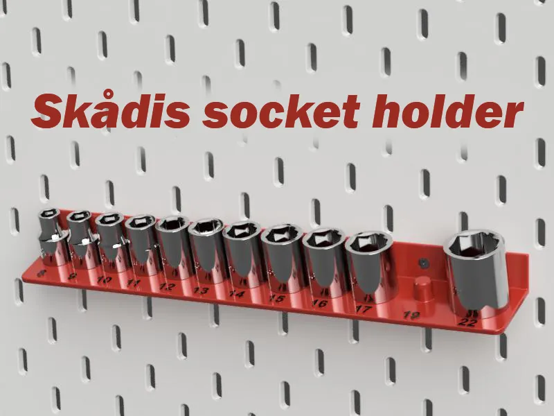 Giá đỡ socket cho bảng Skådis của IKEA