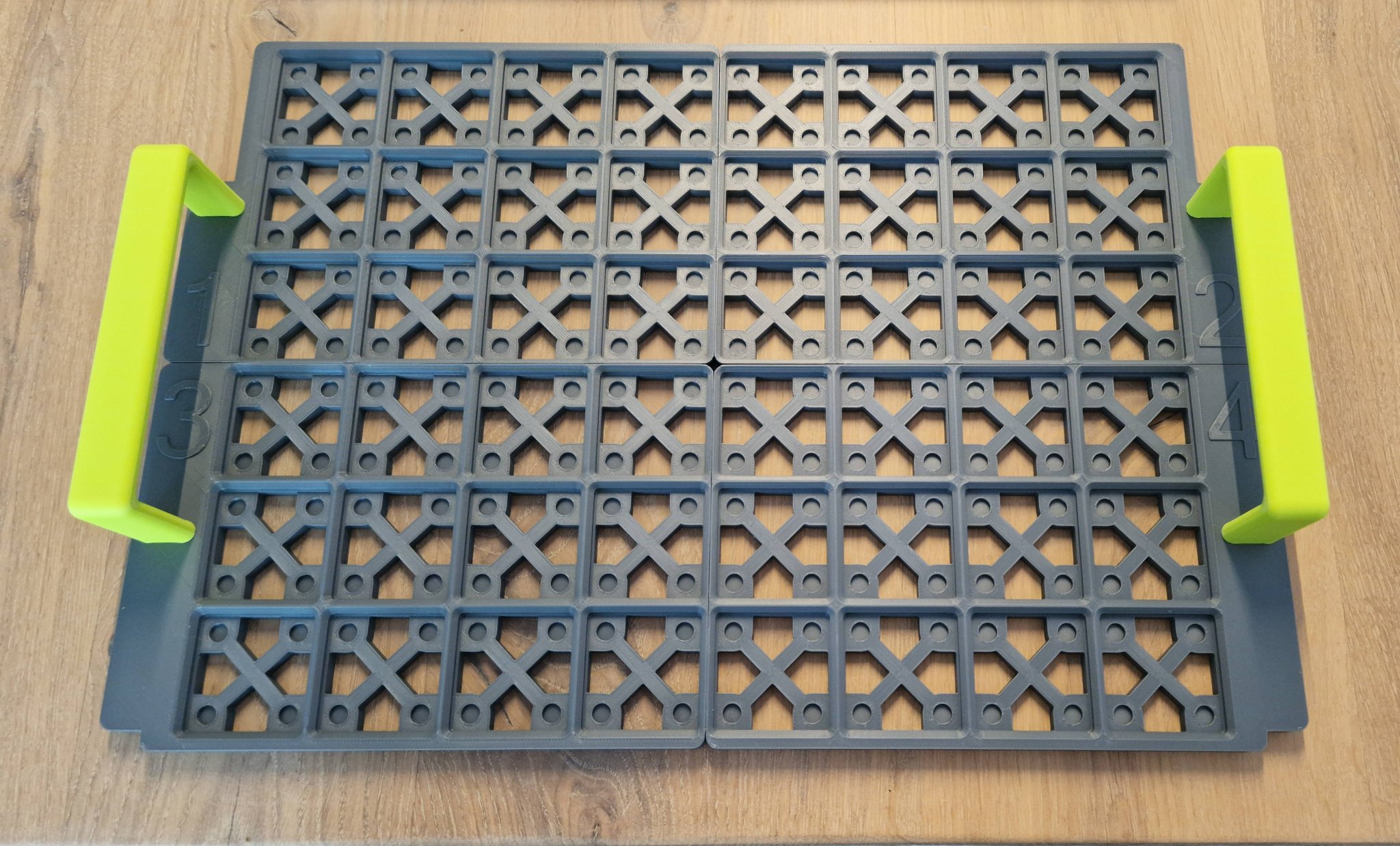 Khay xếp chồng Gridfinity Makpac có nam châm