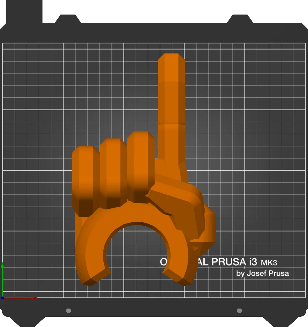 Ngón tay chỉ của nhân vật DUMMY 13
