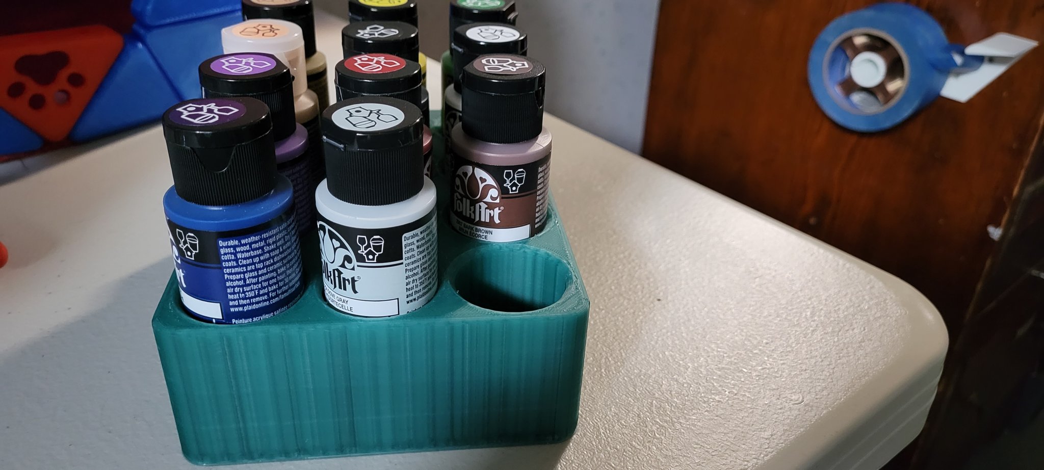 Giá đỡ chai sơn acrylic 2 oz.