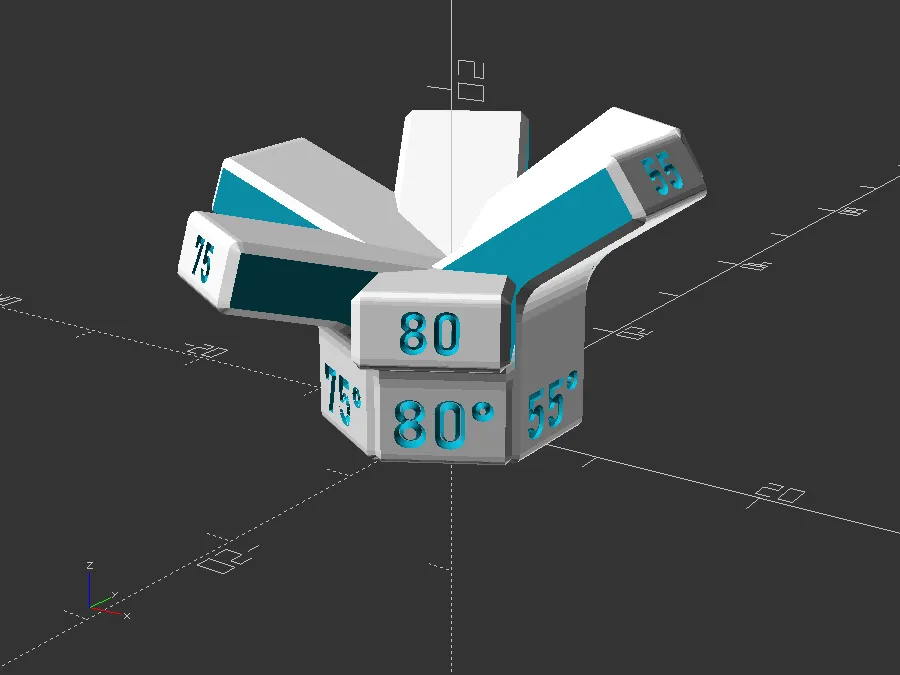 Kiểm tra độ nghiêng và quá hang cho góc 55°-80° trong chế độ ...