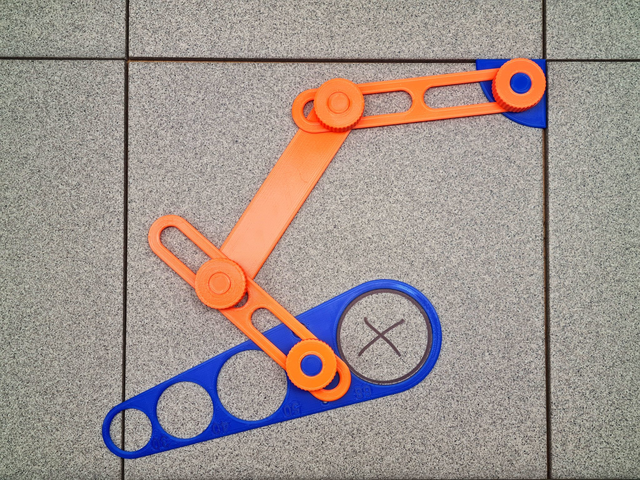 Thước đo khoan gạch điều chỉnh 50/65 cm