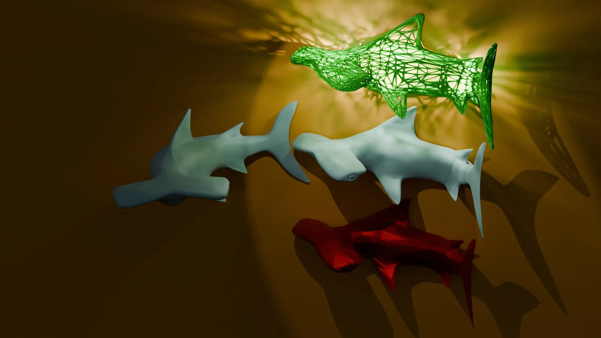 Cá mập búa treo tường cho bể cá của bạn