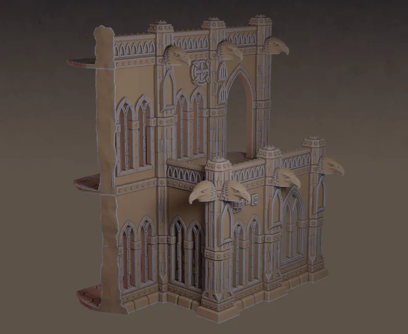 Mẫu miễn phí cho công trình Gothic sci-fi Domina Ferrum