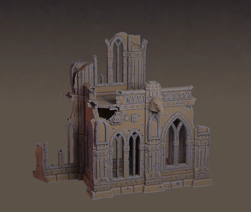 Mẫu miễn phí cho công trình Gothic sci-fi Domina Ferrum