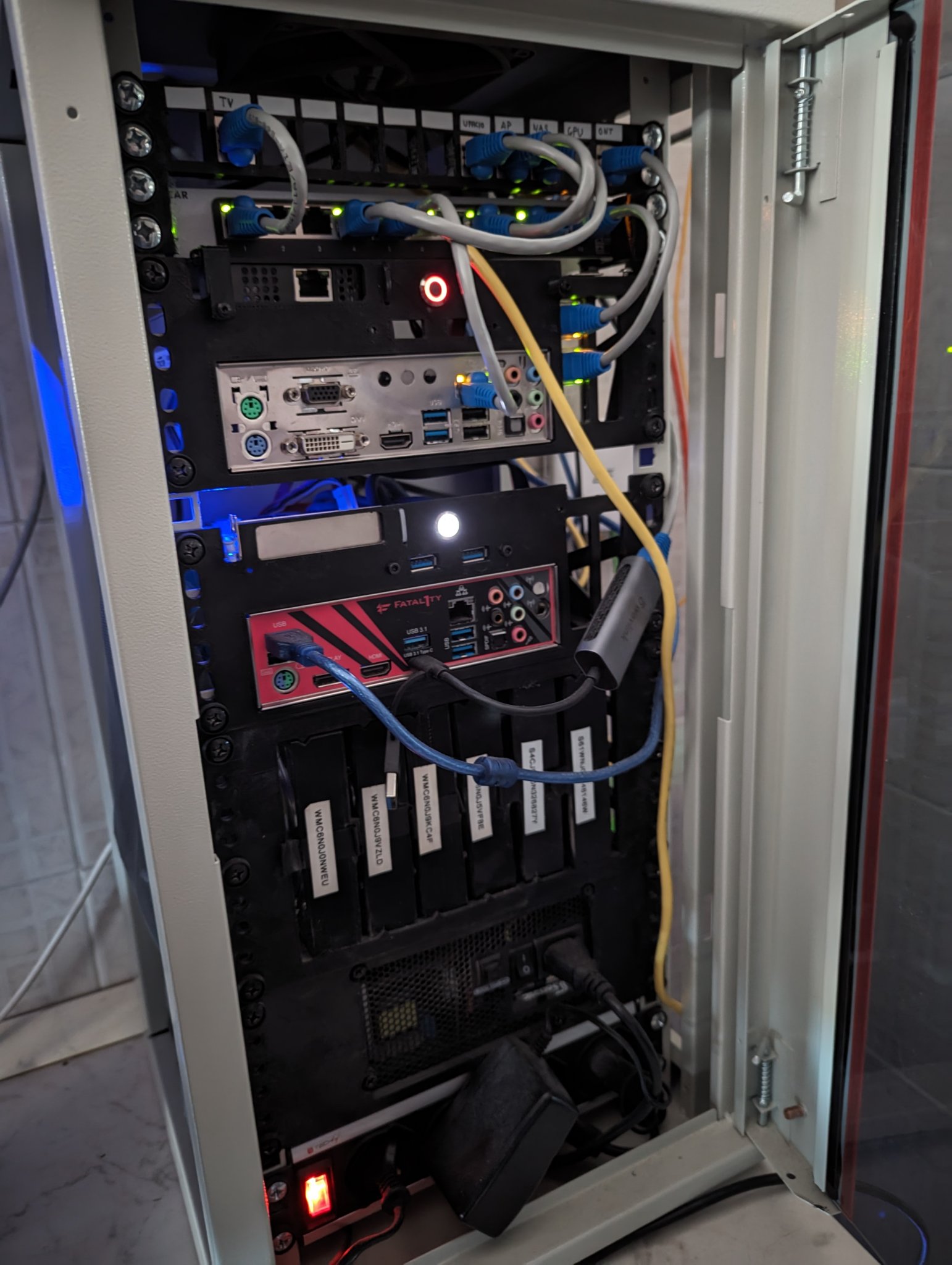 Giá đỡ mini ITX 2U cho tủ rack 10 inch V2