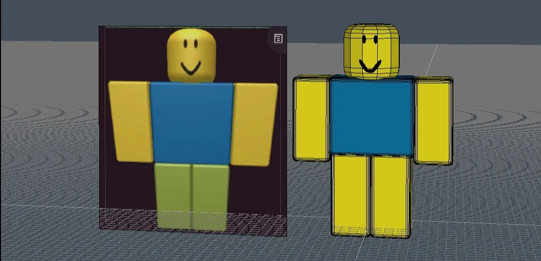 Nhân vật Noob mặc định trong Roblox