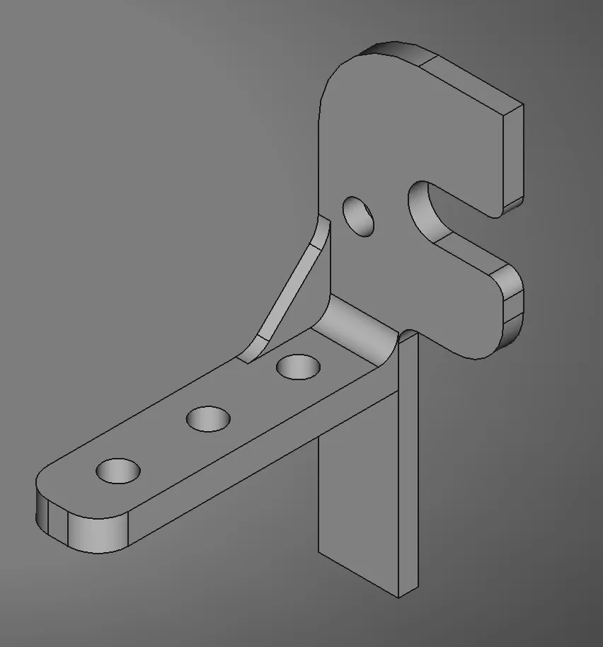 Giá đỡ BLTouch tối ưu cho quạt Satsana trên máy in 3D Ender 3 V2