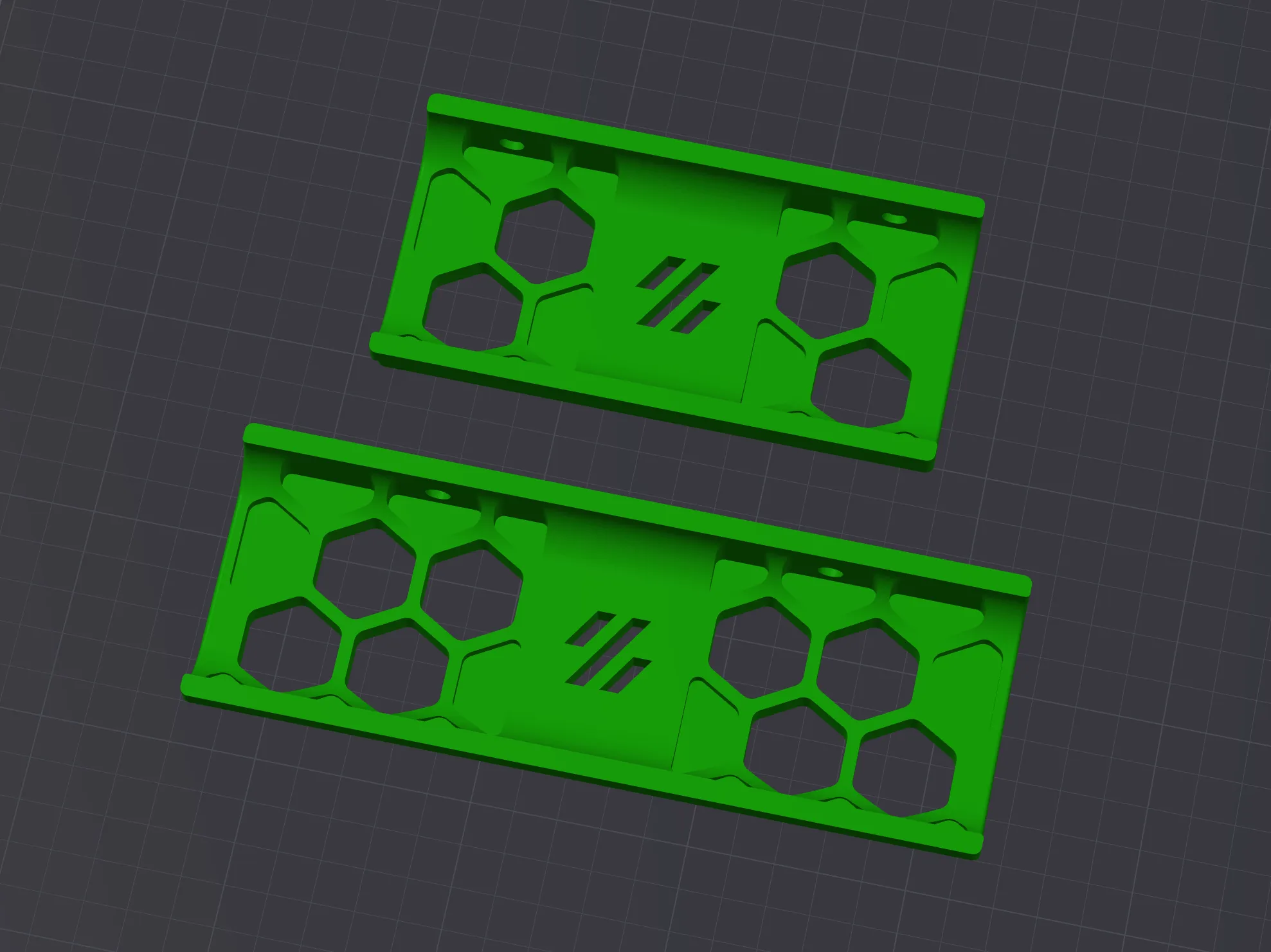 Phần giữa của vỏ sau VORON 2.4 cho kết nối CANBUS và cảm biến