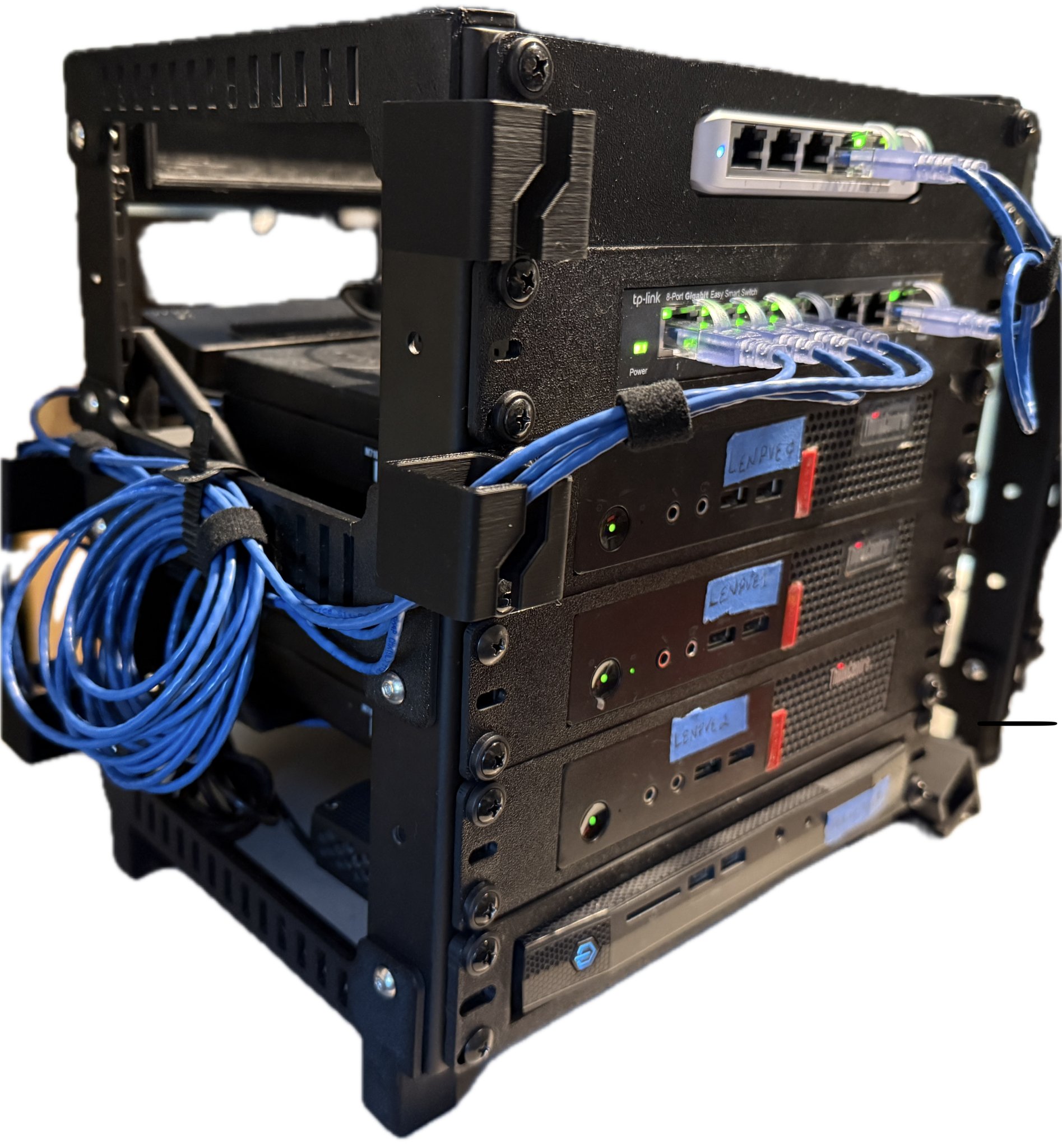 Giá đỡ rack 10 inch chắc chắn cho hệ thống máy tính