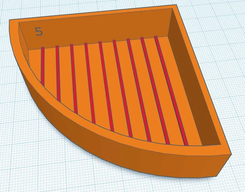 Khay đựng đá rhinestone 5mm cho thủ công