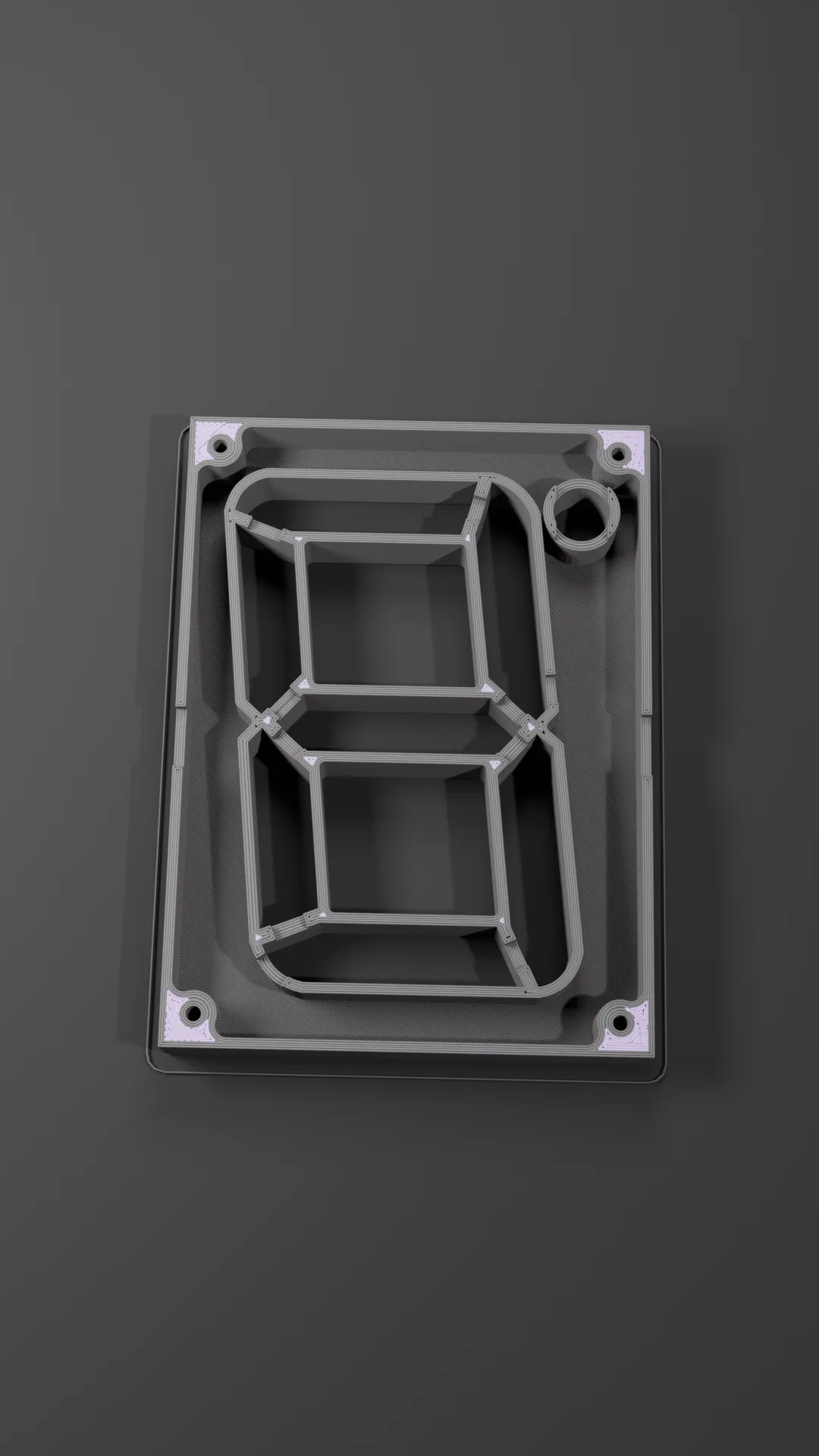 Màn hình 7 đoạn đơn giản cho LED có thể điều khiển