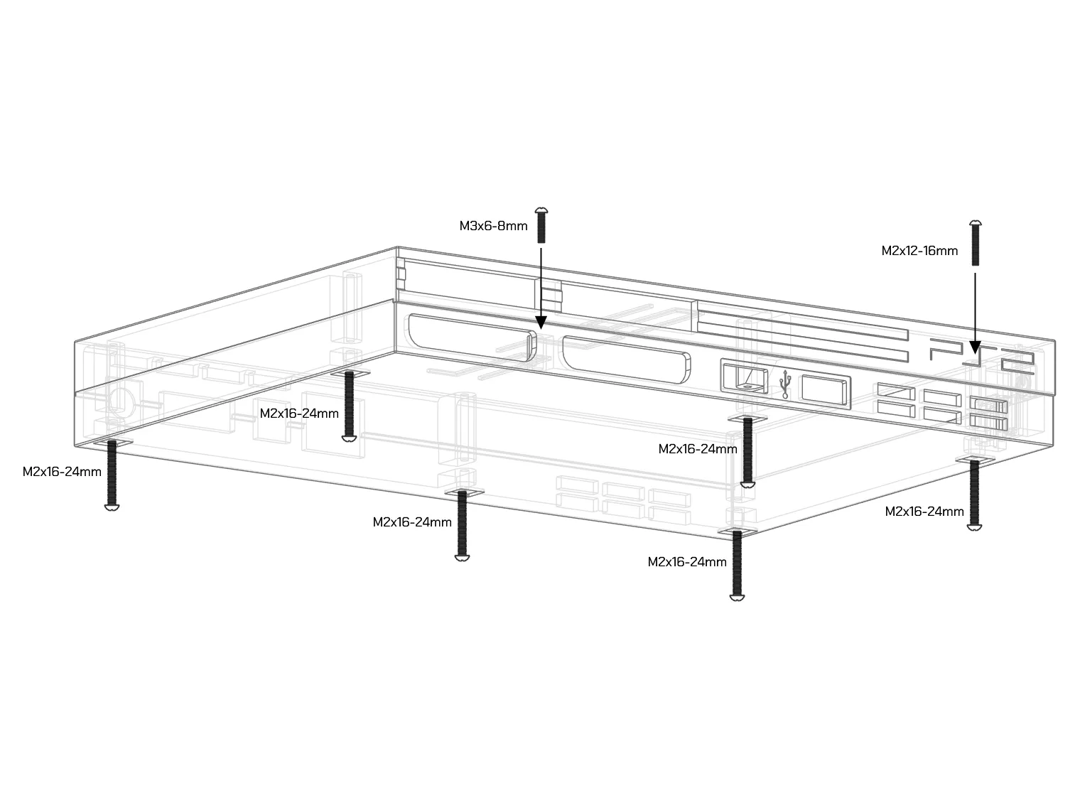 Vỏ thay thế PlayStation 2 Slim cho SCPH-7000X và SCPH-7700X