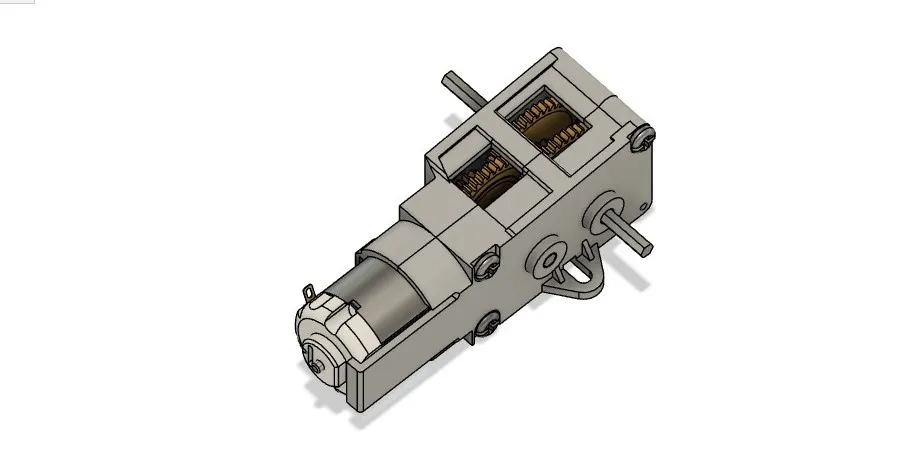 Hộp số cho xe điều khiển từ xa với động cơ nhỏ