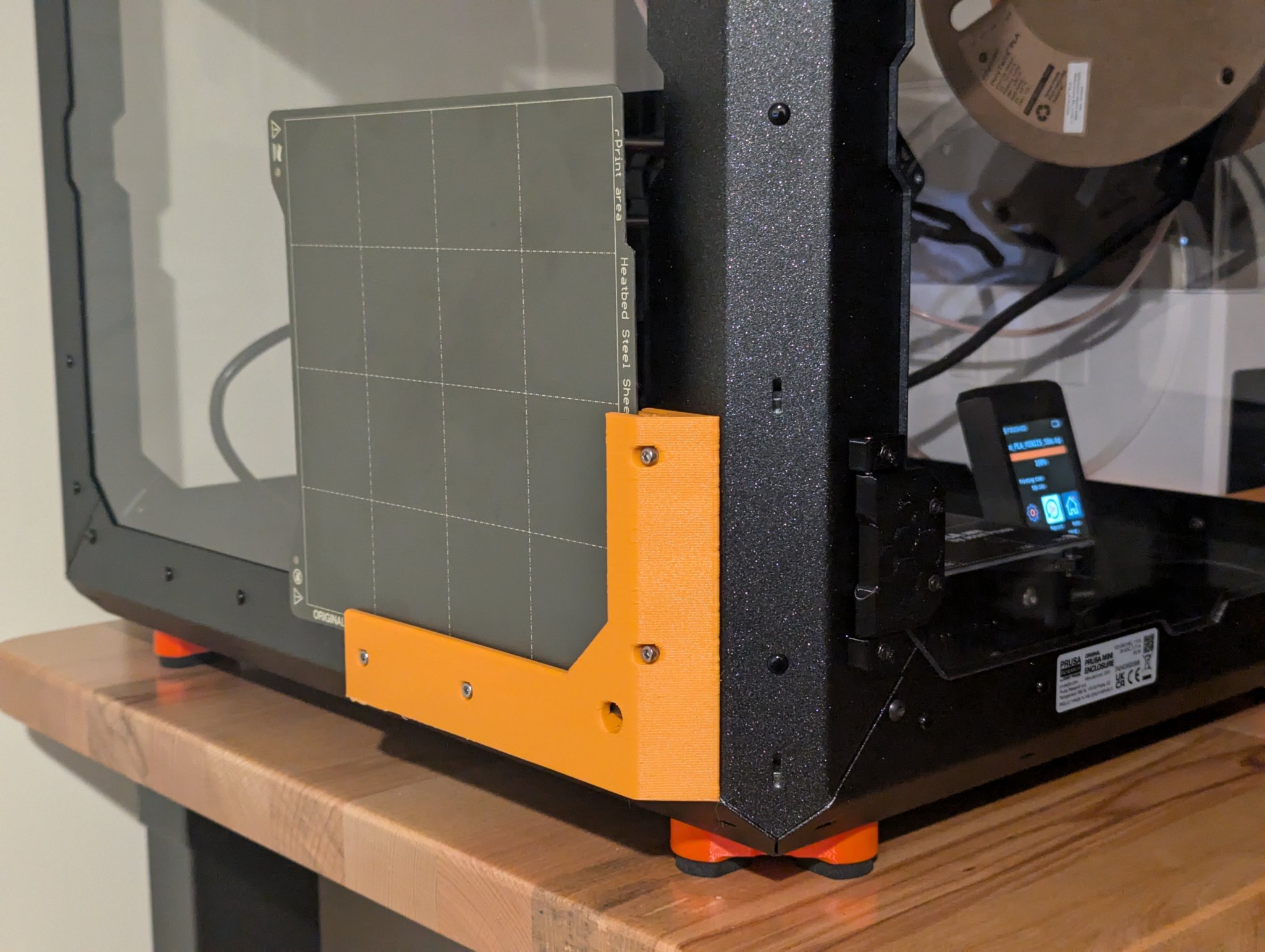 Giá đỡ tài liệu cho hộp đựng Prusa Mini chính thức