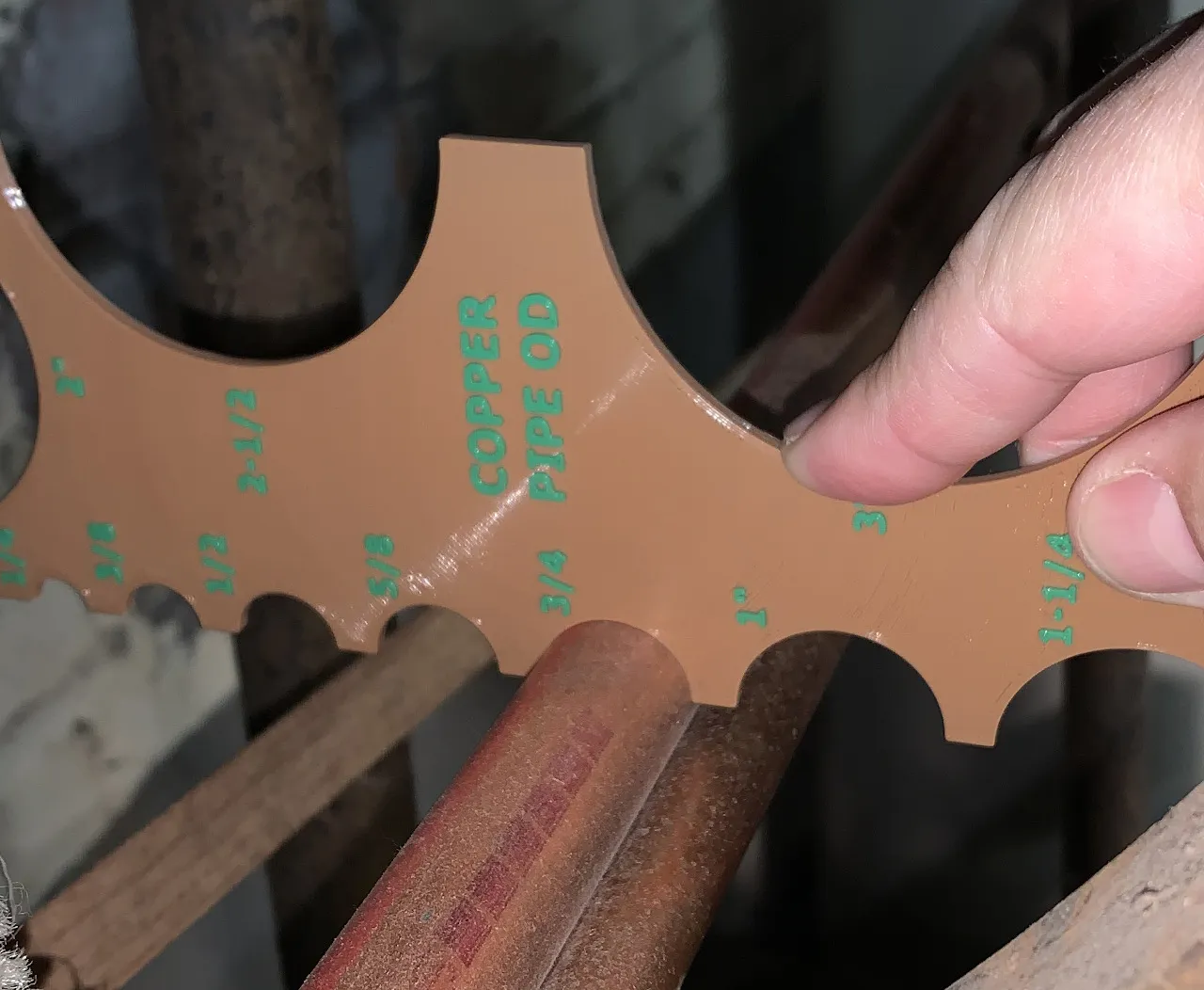 Thước đo đường kính ống đồng UFS-105, đo bên ngoài