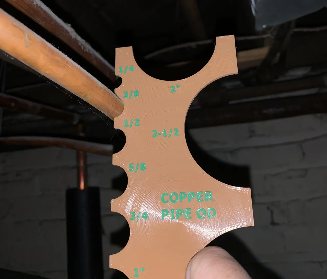 Thước đo đường kính ống đồng UFS-105, đo bên ngoài