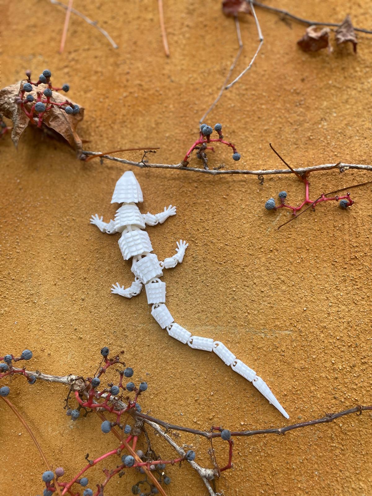 Thằn lằn khớp nối độc đáo cho trang trí nội thất