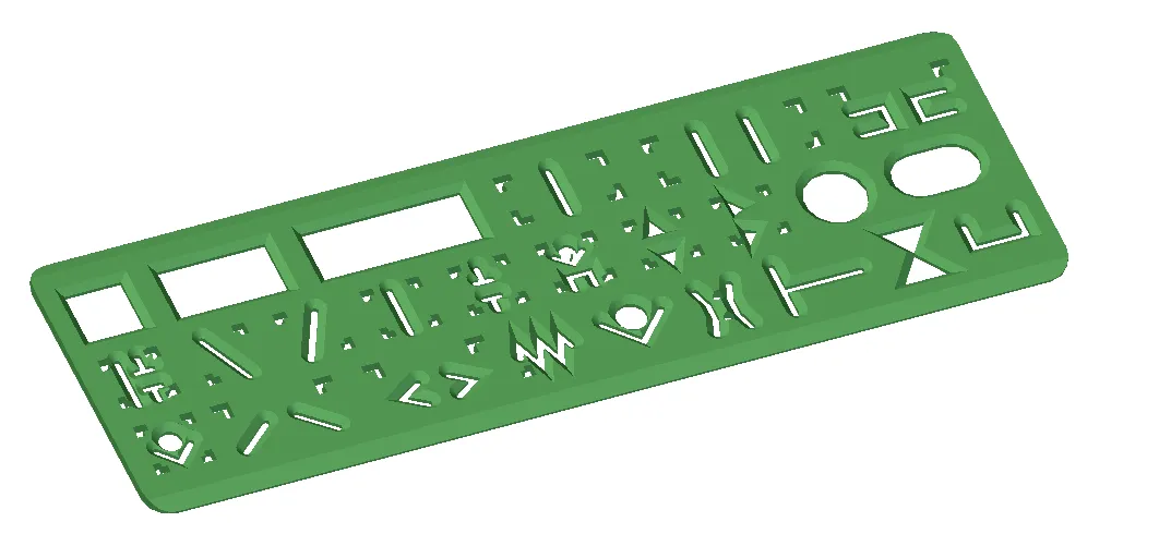 Mẫu vẽ sơ đồ thủy lực đơn giản với thước kẻ