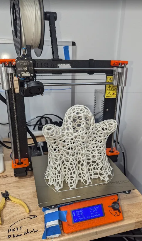 Trang trí ma Voronoi cho Halloween