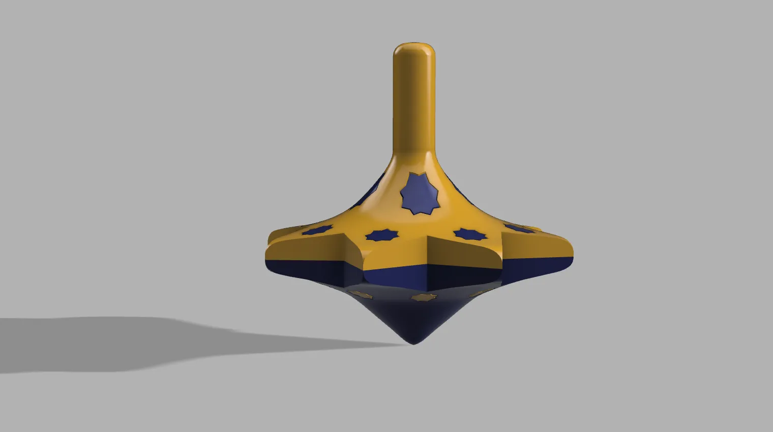 Mô hình toupie sao hai màu với đầu phun đơn