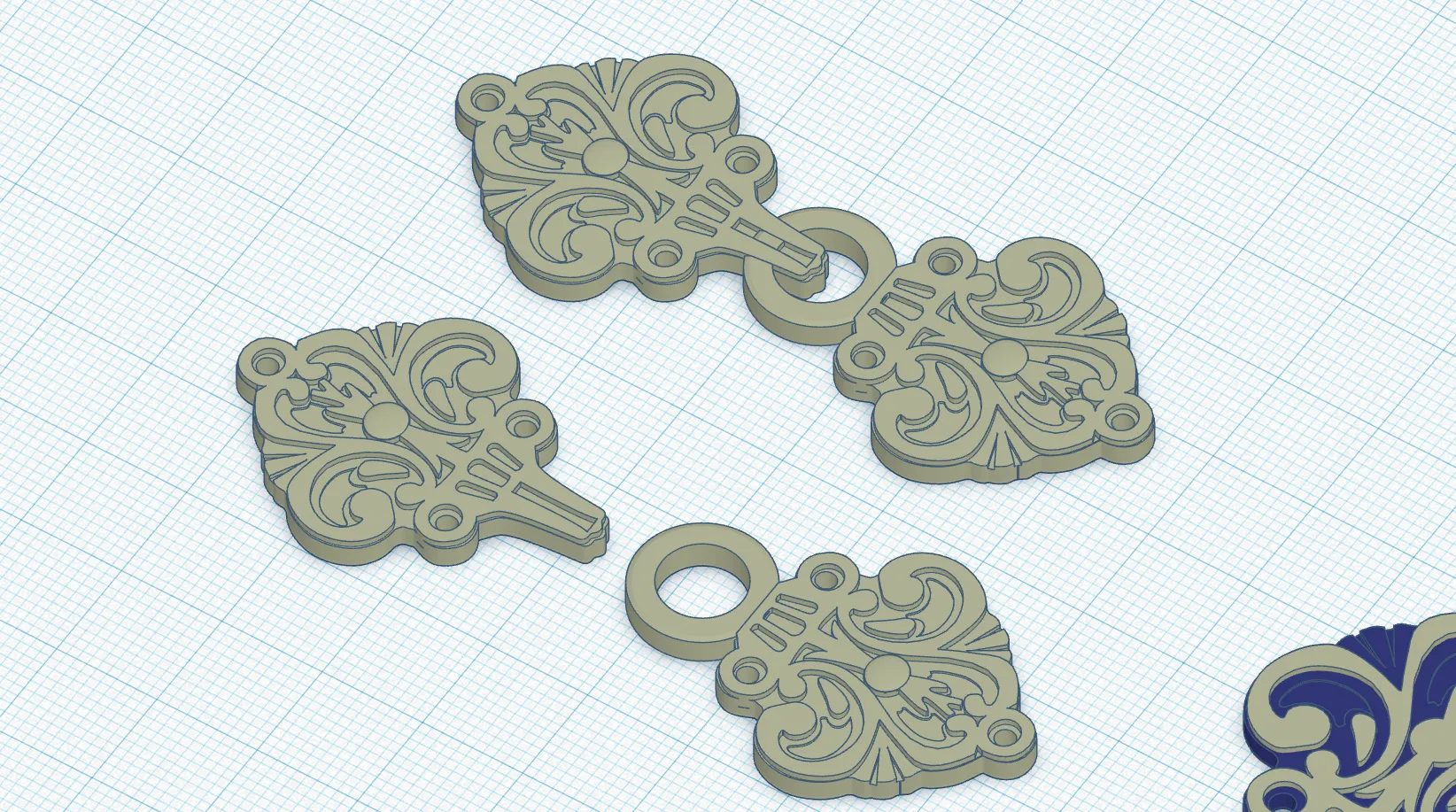 Khóa cài áo vest Baylan và Shin