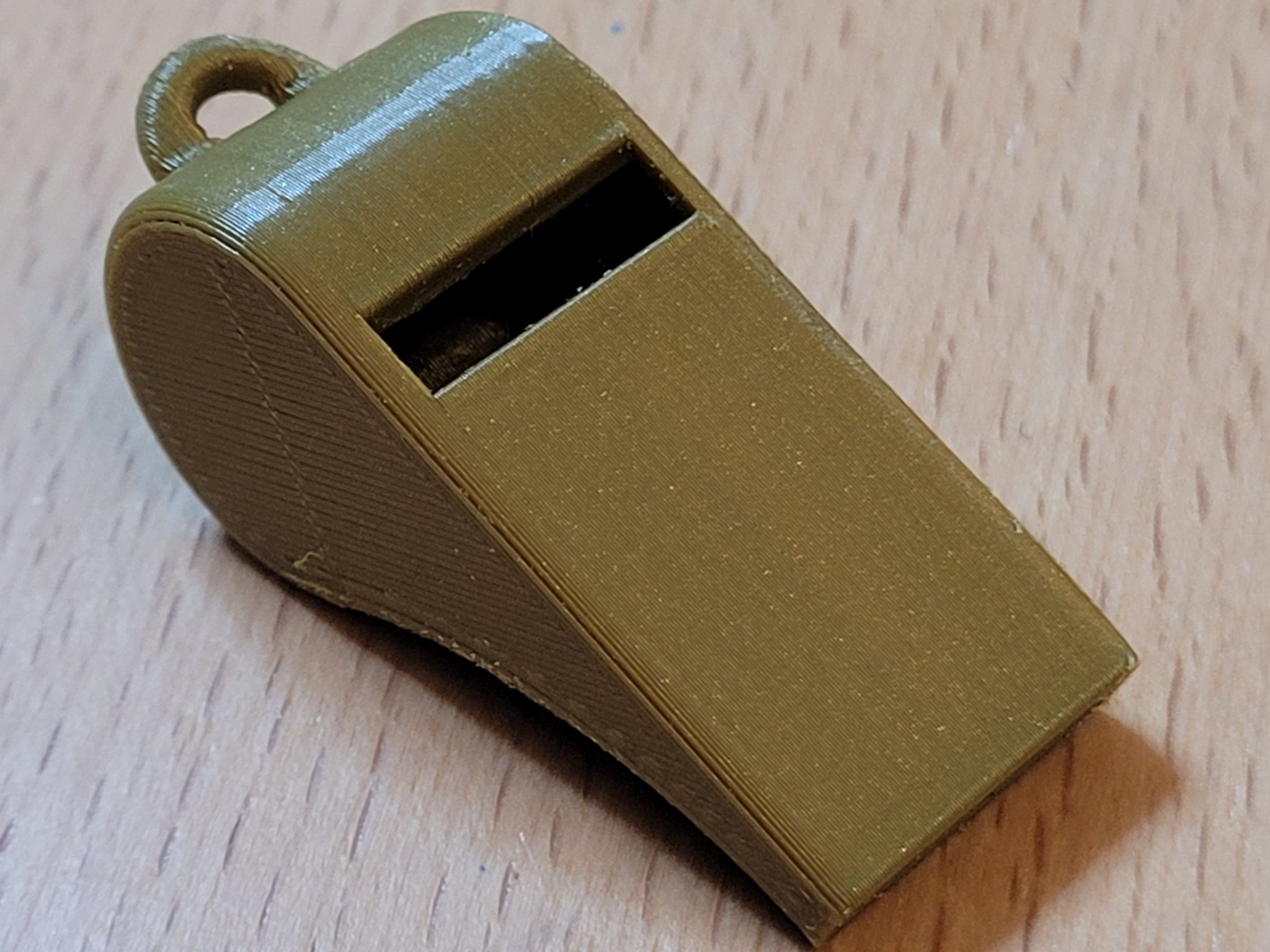 Còi trillerpfeife với quả bóng in 3D