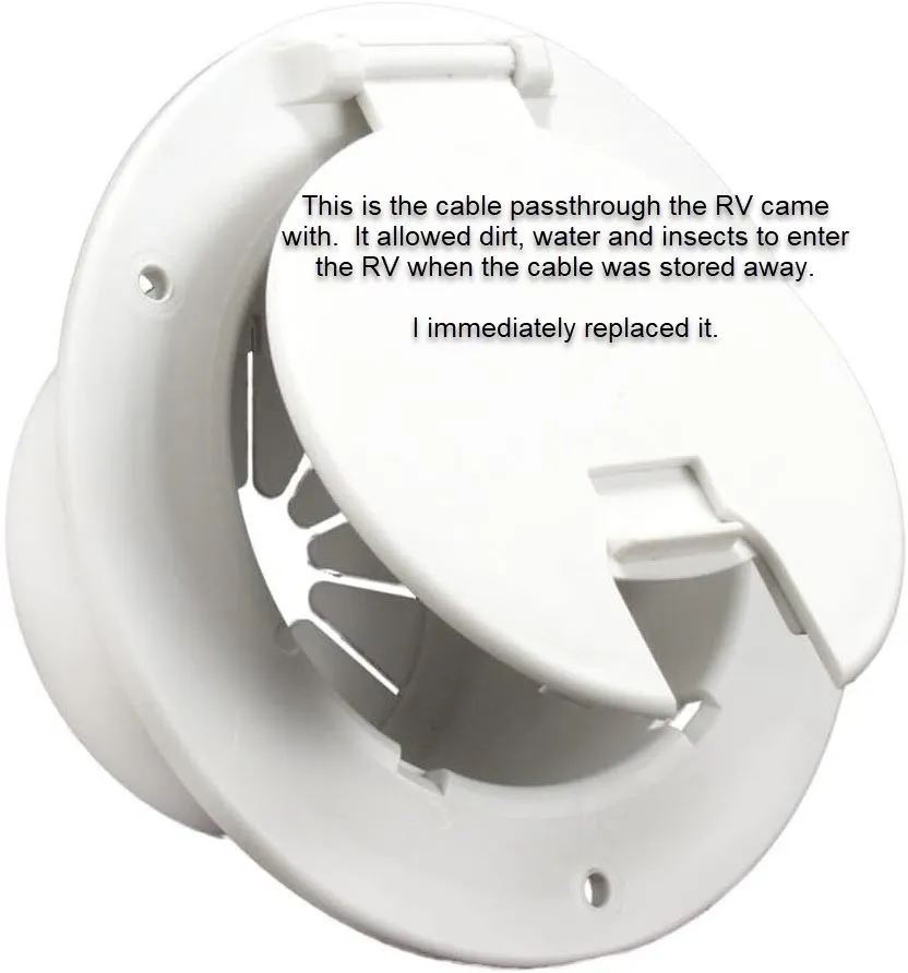 Bộ lắp đặt kết hợp cổng nguồn RV 30 và 15 Amp