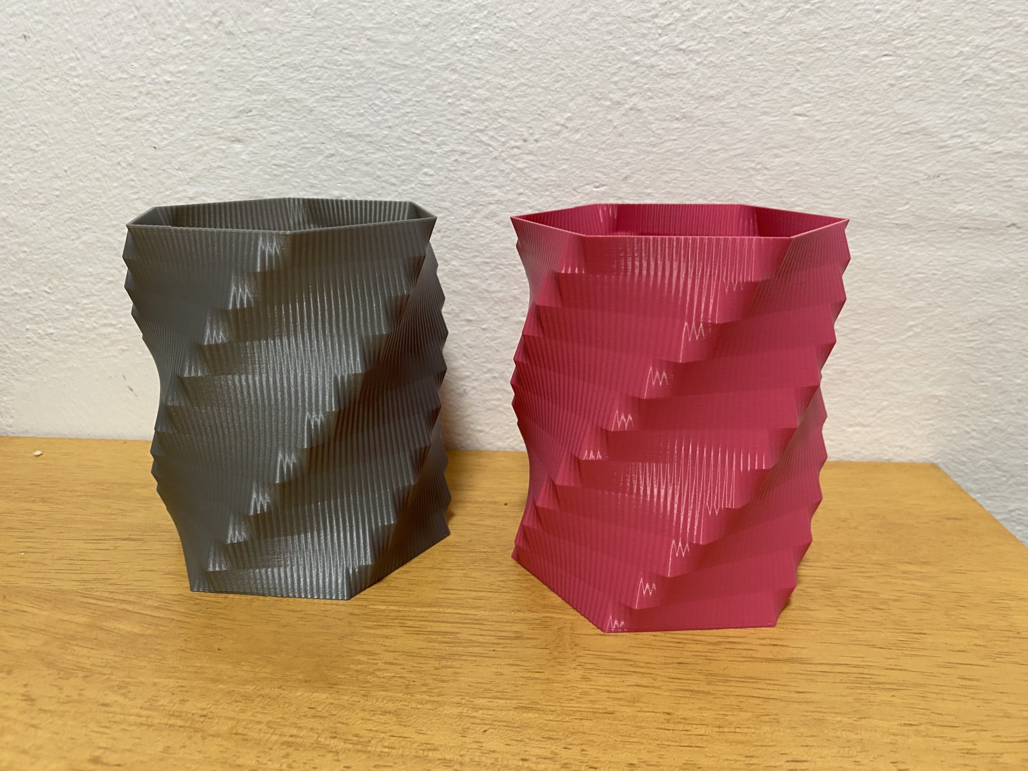 Chậu hình chữ nhật xoắn độc đáo