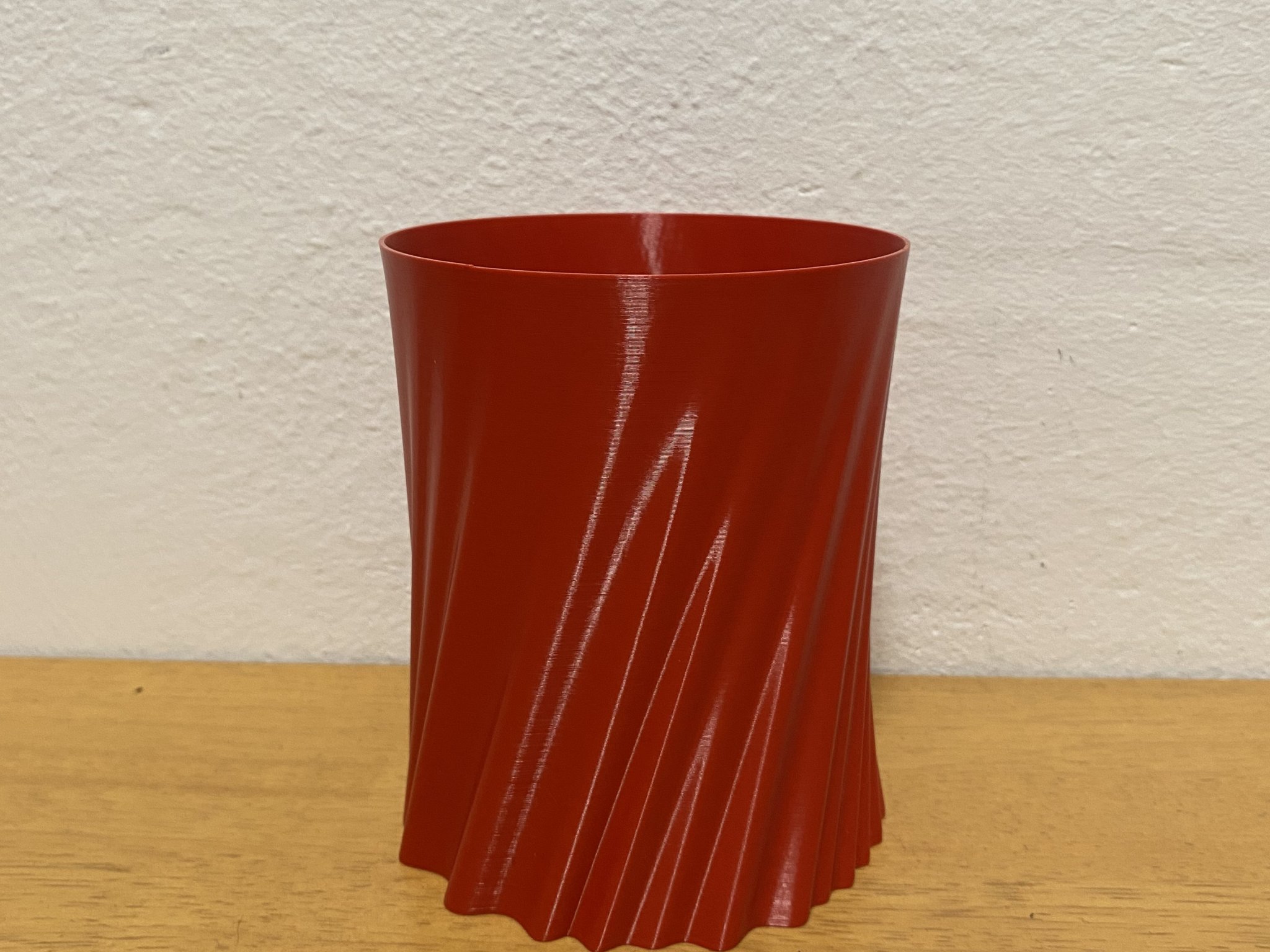 Chậu vải xoắn độc đáo cho trang trí nội thất