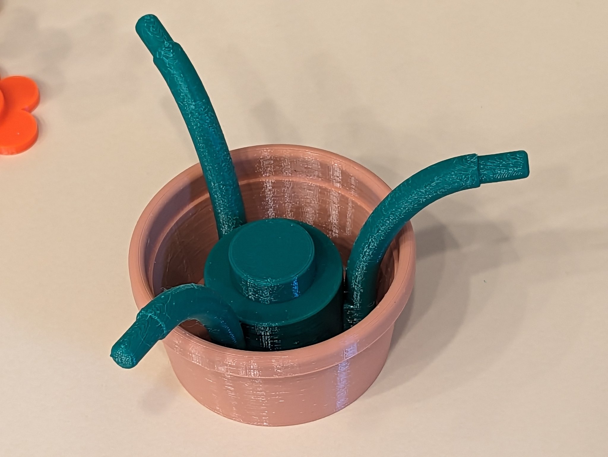 Thân hoa tròn lắp ghép cho mô hình hoa Lego