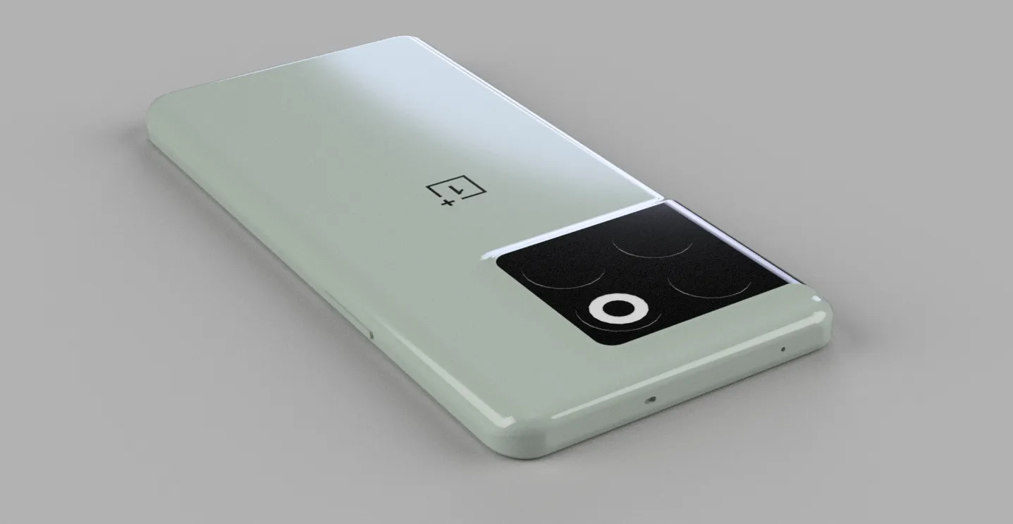 Mô hình điện thoại OnePlus 10T để thiết kế phụ kiện