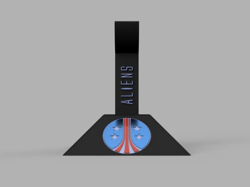 Giá đỡ M41A với logo Lính thuộc địa khắc họa