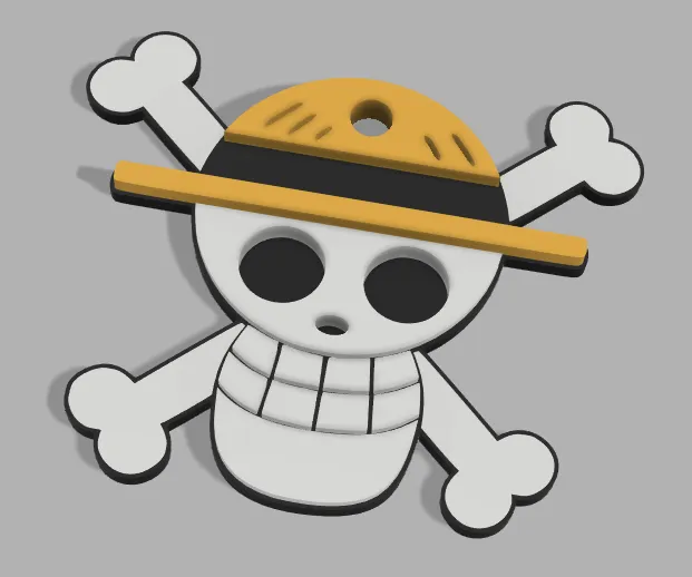 Móc khóa OnePiece với logo độc đáo