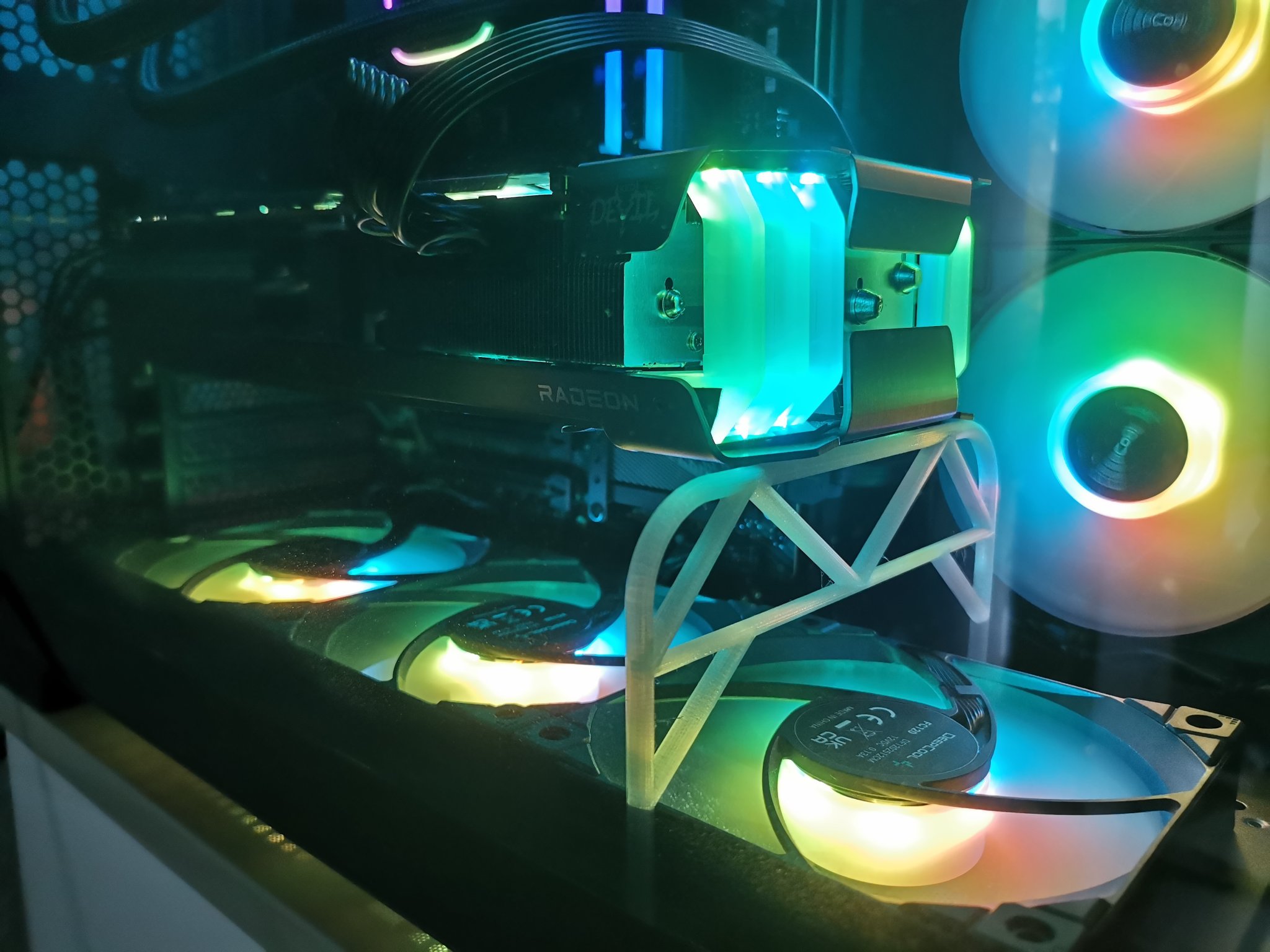 Giá đỡ GPU cho quạt PC Lian Li O11 Dynamic Evo