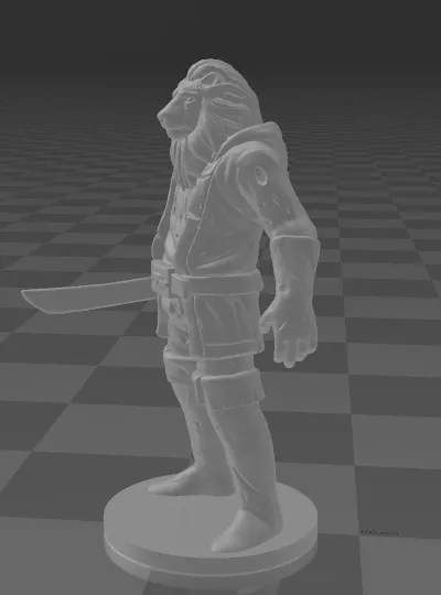 Tượng Jason Voorhees với đầu sư tử độc đáo