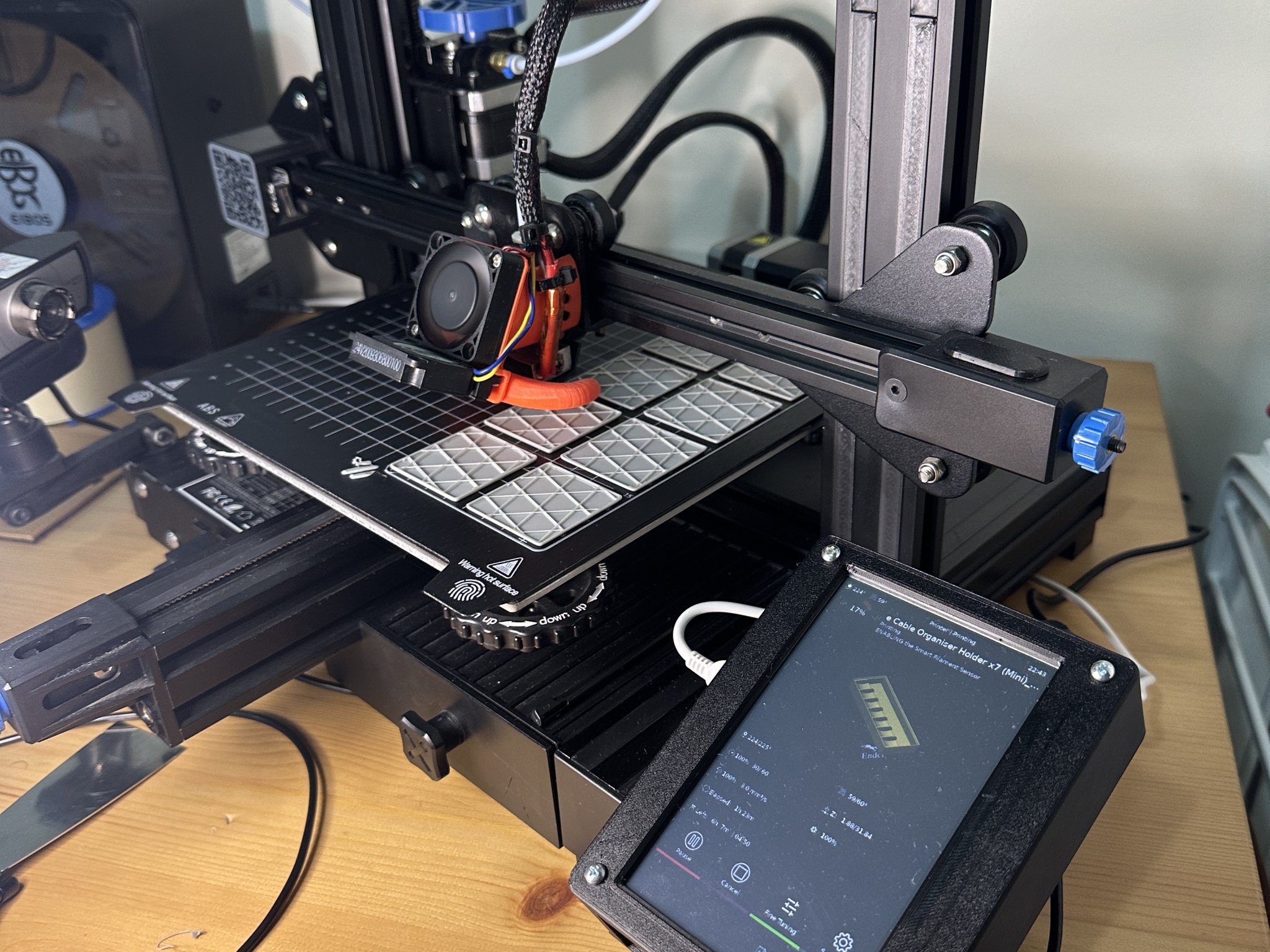 Vỏ cảm ứng 5-inch Waveshare cho Raspberry Pi 3 trên Ender 3