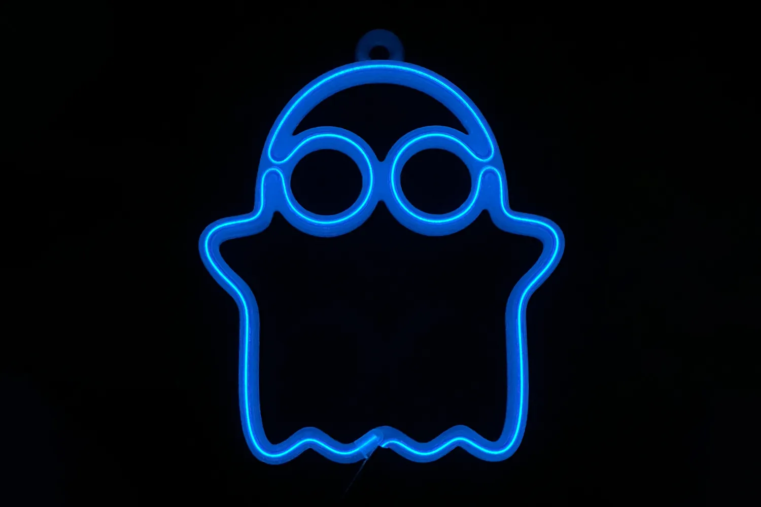 Đèn ma Halloween trang trí cửa sổ bằng dây EL