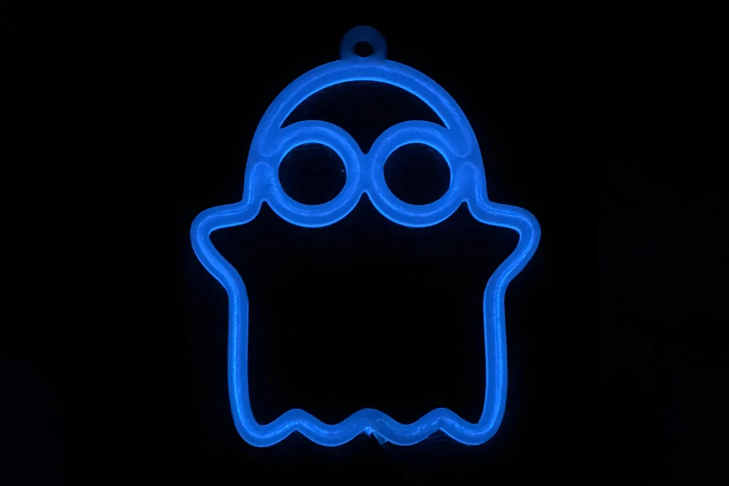 Đèn ma Halloween trang trí cửa sổ bằng dây EL