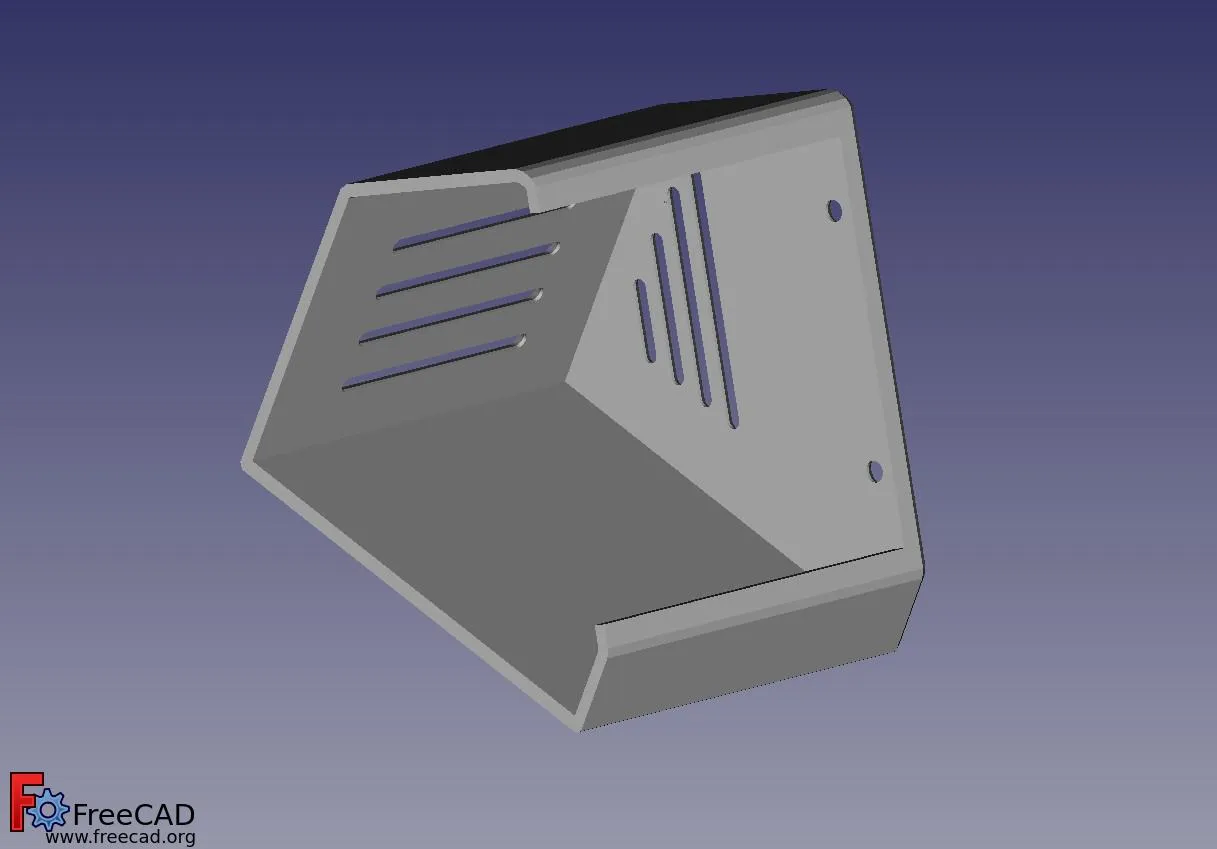 Vỏ máy Riden RD6012 tùy chỉnh với lỗ nguồn tự cắt