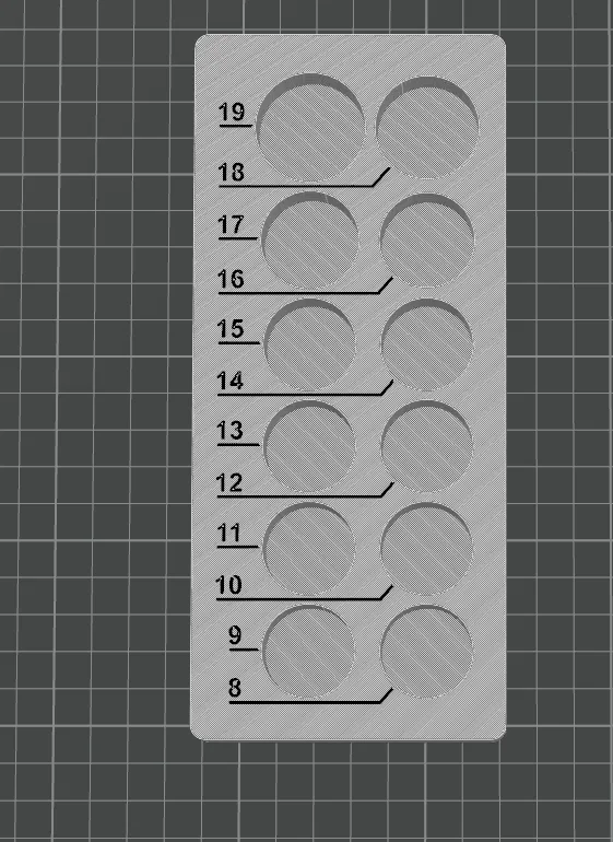 Bộ giá đỡ socket tác động 1/2" với tổ chức Gridfinity