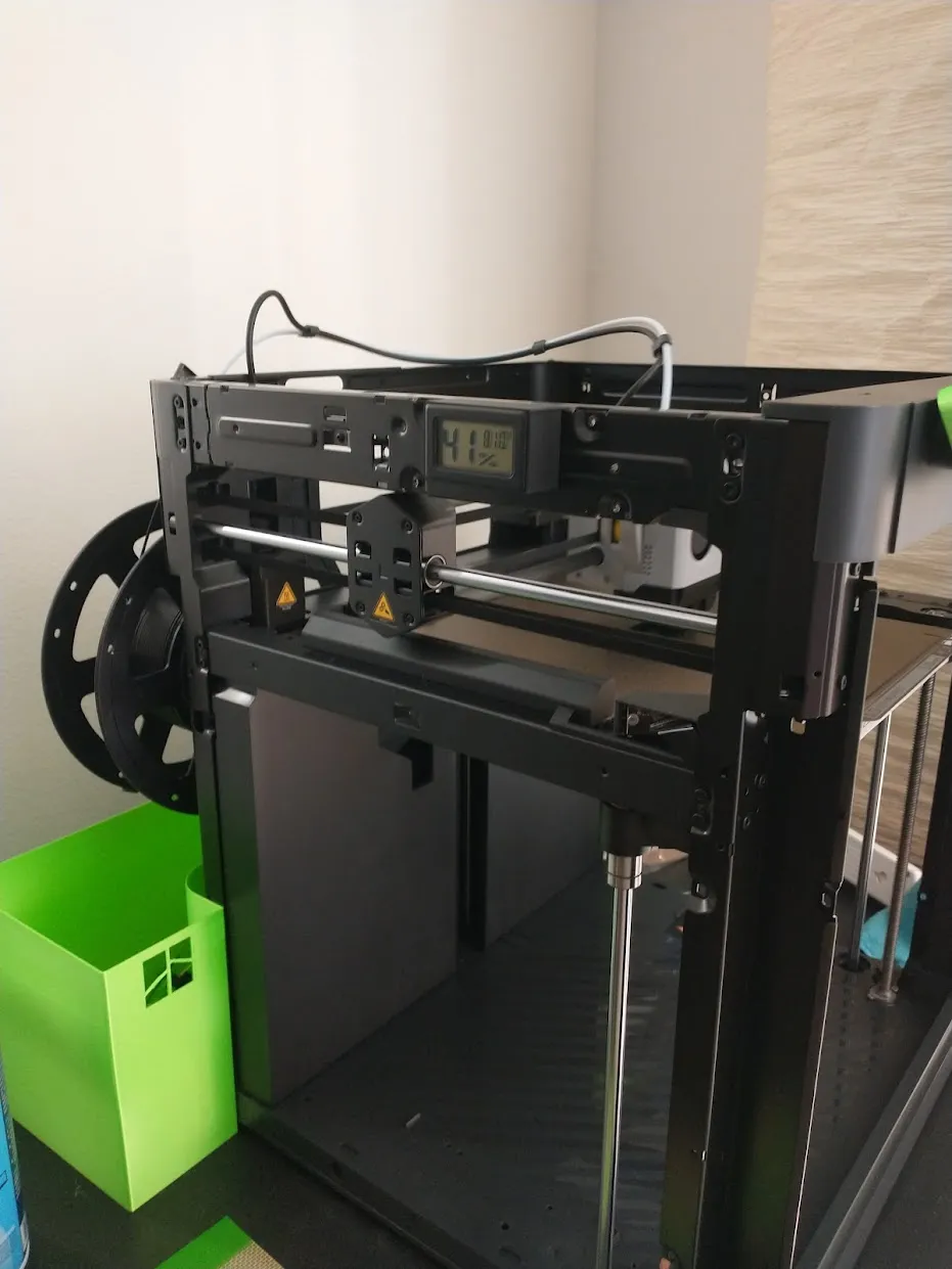 Vỏ nhiệt kế/độ ẩm tối giản với nam châm gắn tường