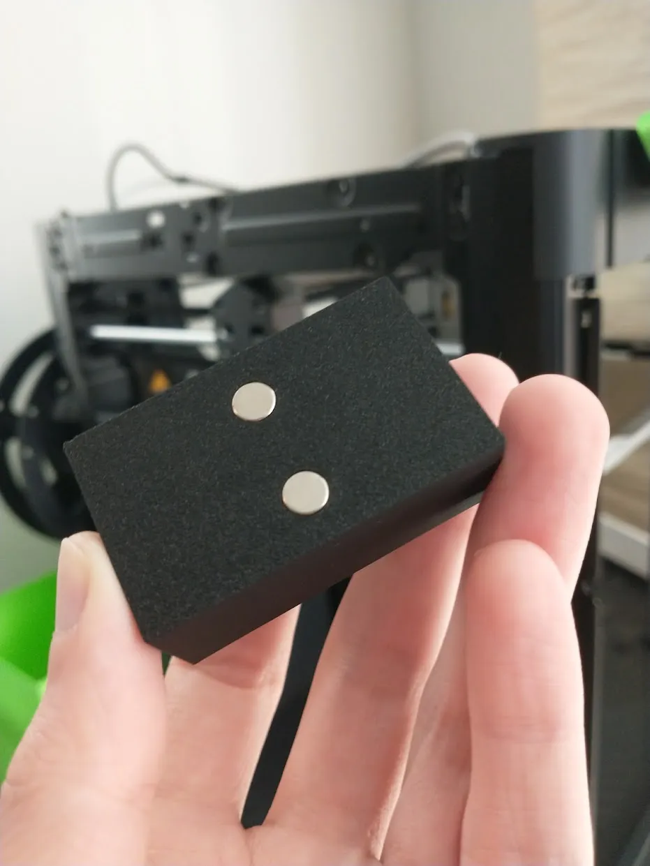 Vỏ nhiệt kế/độ ẩm tối giản với nam châm gắn tường