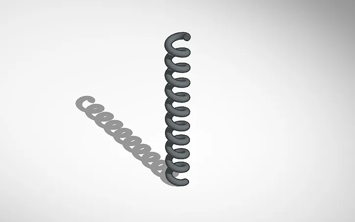 Lò xo cơ bản cho mô hình 3D sáng tạo