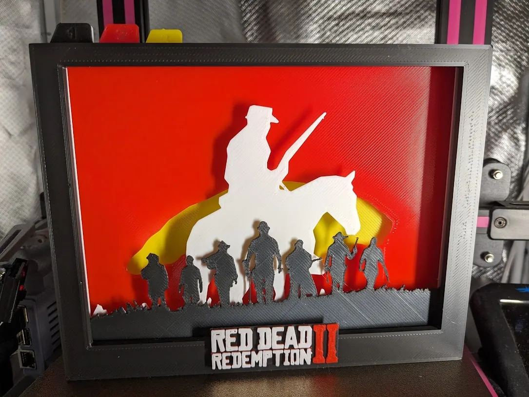 Bảng đầu tiên thay thế của RDR2 với Arthur trên ngựa