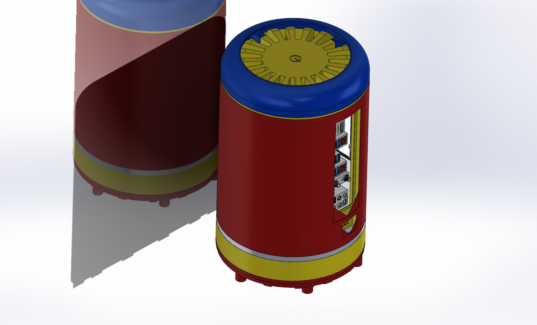 Khung máy NAS tùy chỉnh in 3D cho dự án cá nhân