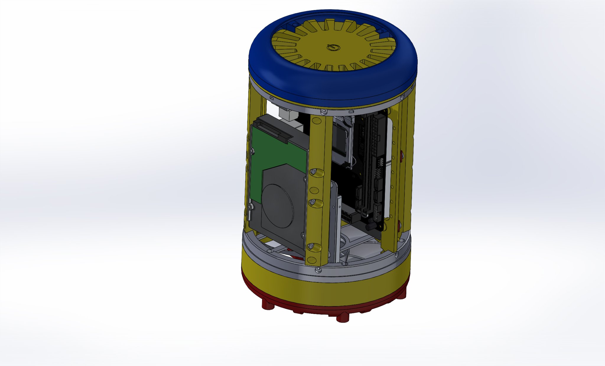 Khung máy NAS tùy chỉnh in 3D cho dự án cá nhân