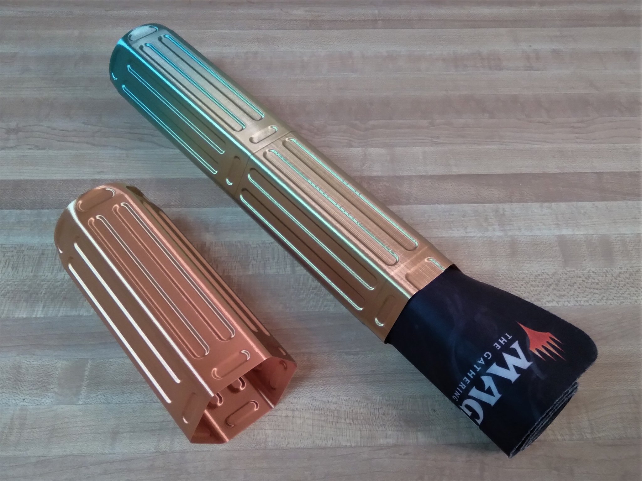 Bộ ống đựng thảm chơi có sọc cho trò chơi thẻ bài