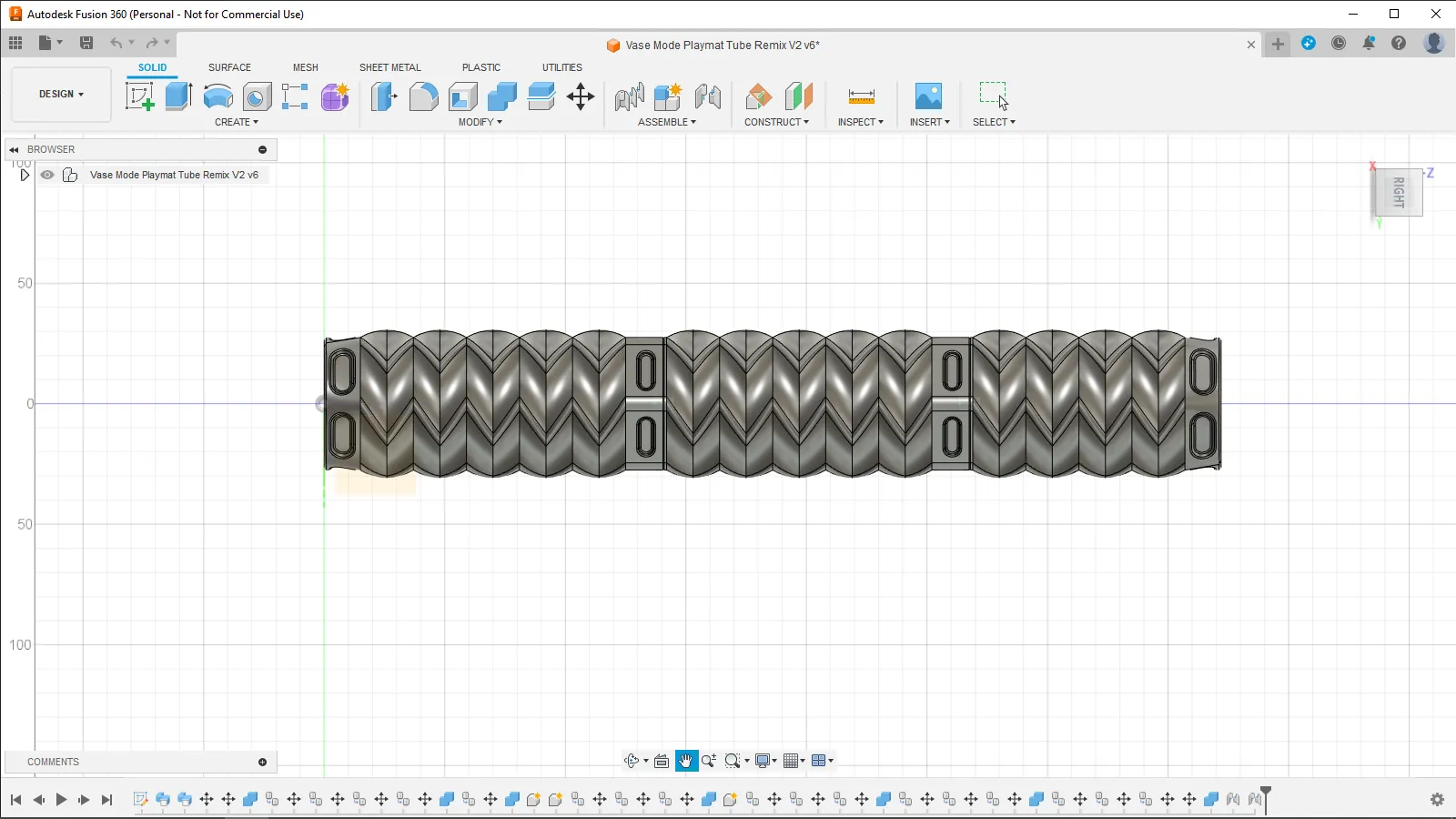 Bình hoa dạng tham số kiểu Zig Zag