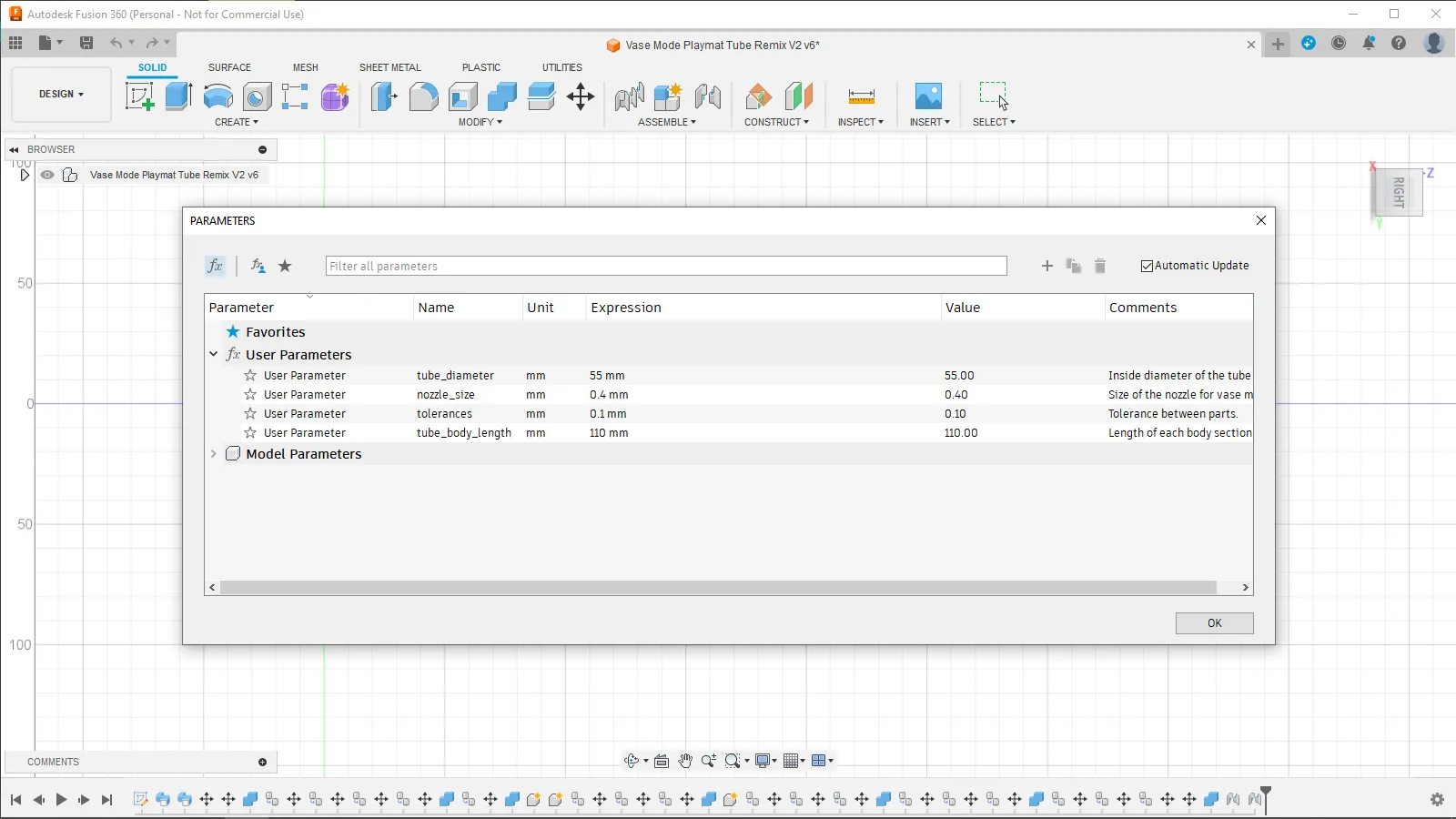 Bình hoa có thể điều chỉnh với họa tiết chấm bi